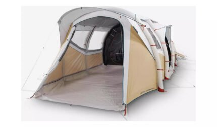6 People - 3 Rooms Inflatable Camping Tent 6.3 F&B
